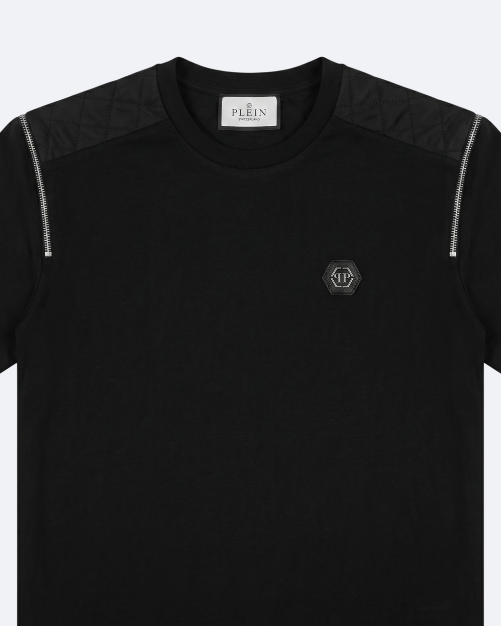 Philipp Plein - Sleeve Zip T-Shirt - Black