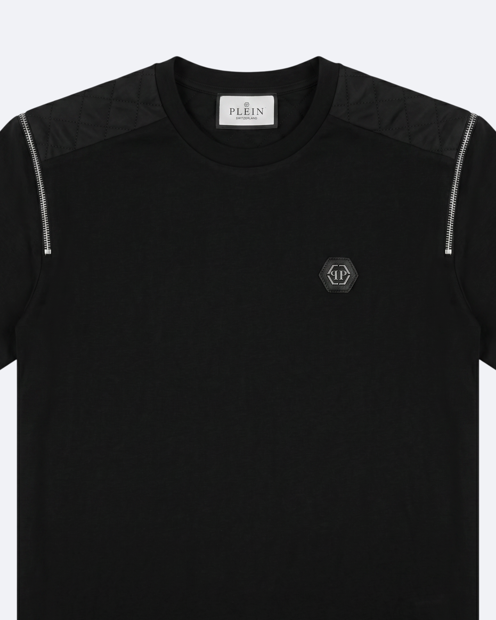 Philipp Plein - Sleeve Zip T-Shirt - Black