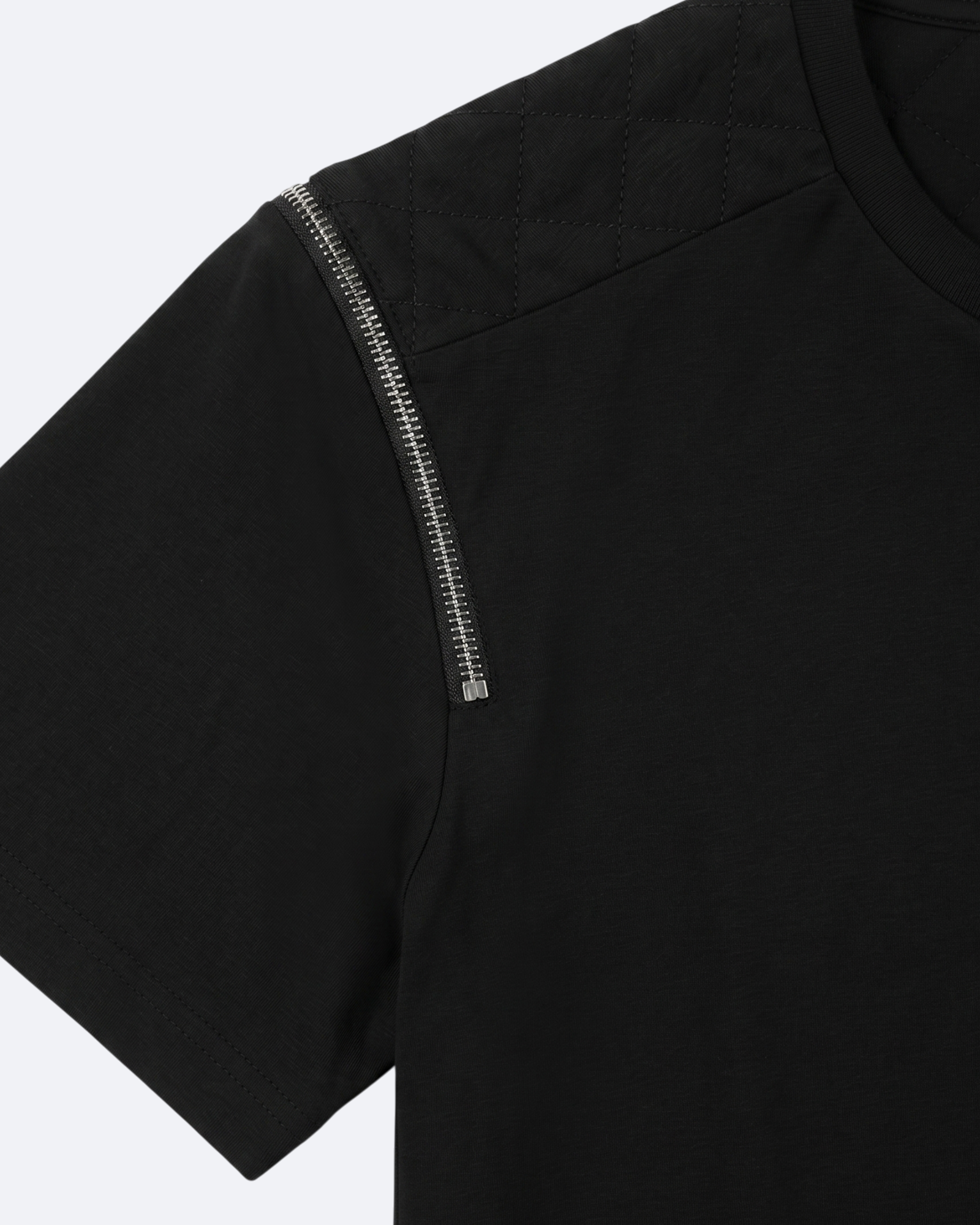 Philipp Plein - Sleeve Zip T-Shirt - Black