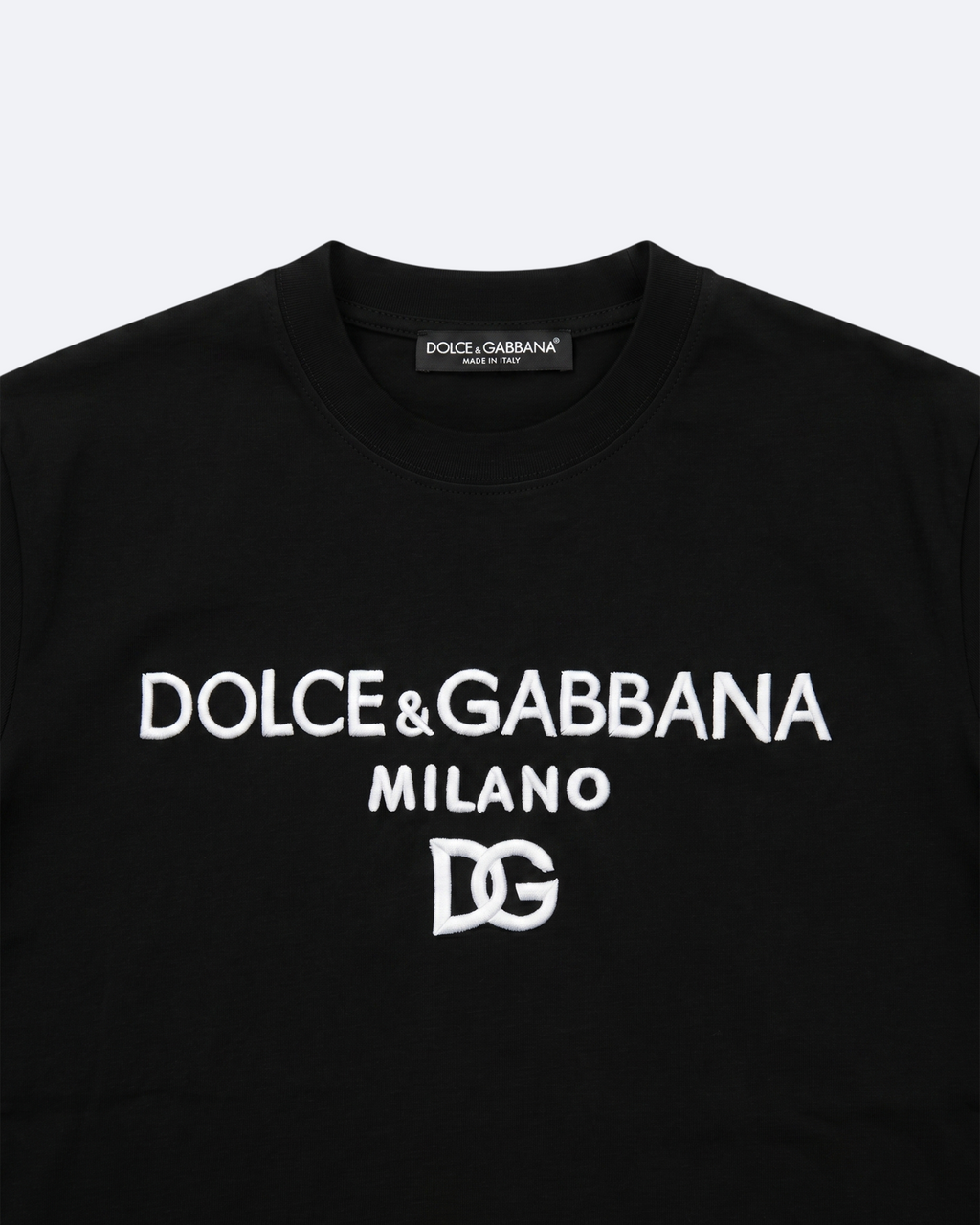Dolce & Gabbana - Classic Logo Embroidery T-Shirt - Black