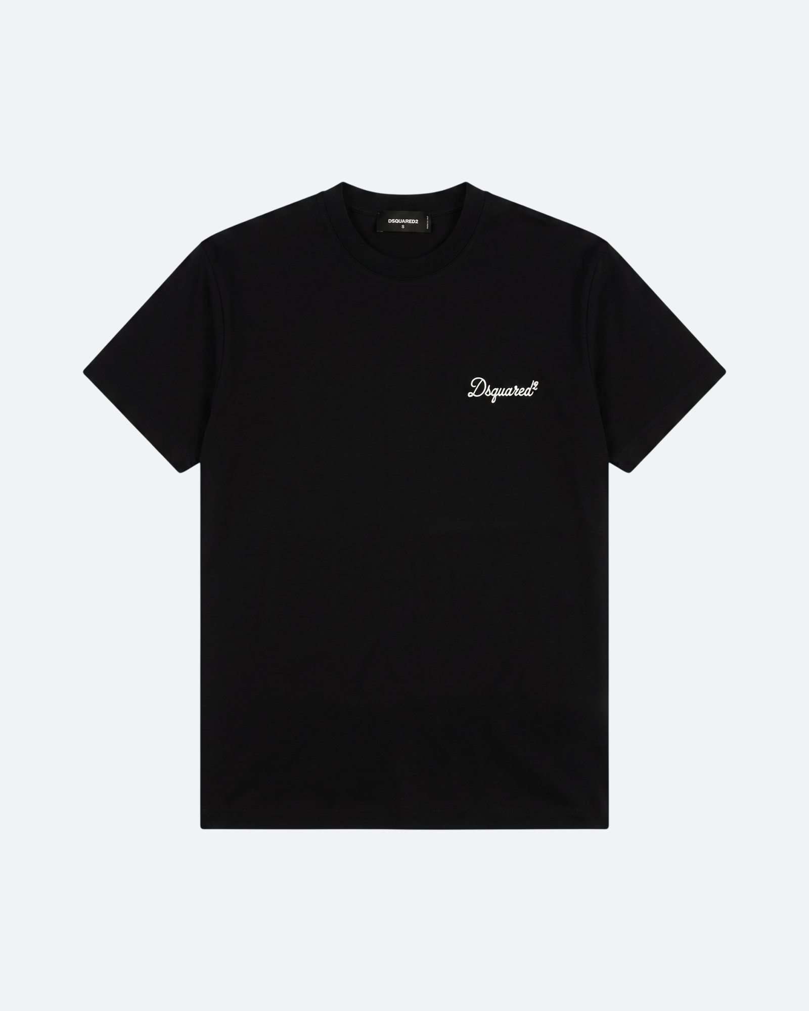 Dsquared2 - Handwritten Embroidery Logo T-Shirt - Black