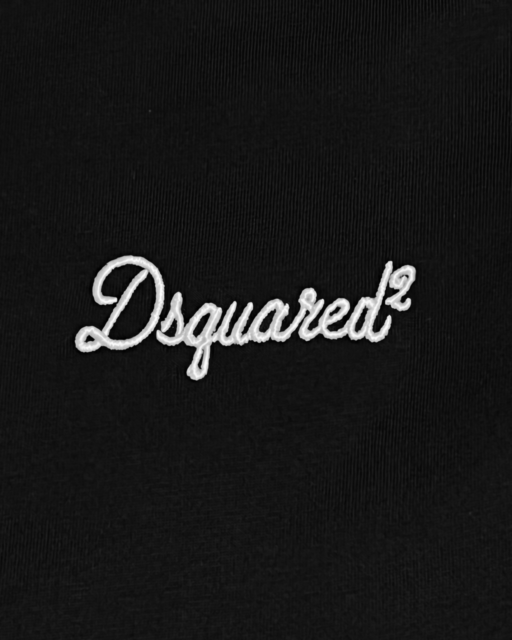 Dsquared2 - Handwritten Embroidery Logo T-Shirt - Black
