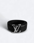 Louis Vuitton - LV Embossed Pattern Belt - Silver