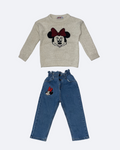 Minnie - Blouse and Jeans Set For Girl